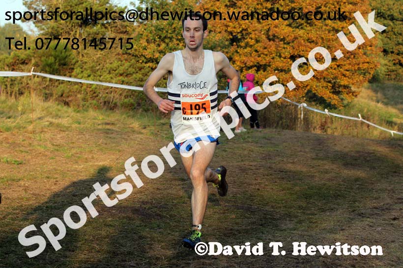 Senior men, National Cross Country Relays, Berry Park, Mansfield. Photo: David T. Hewitson/Sports for All Pics